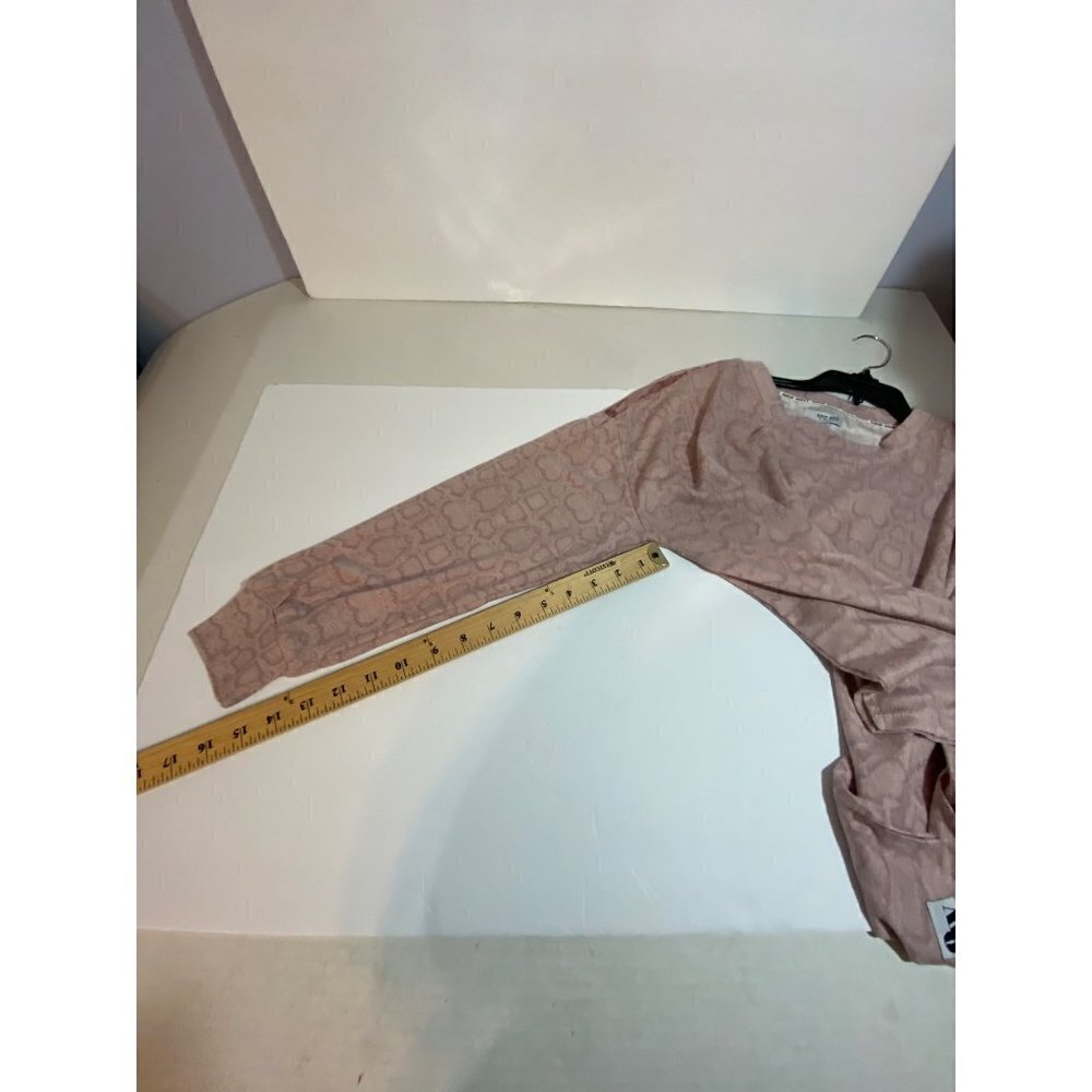 New Nine West Oh So Soft Sleepwear Top Cobra Pink Women’s Size Small Long Sleeve - Picture 9 of 11